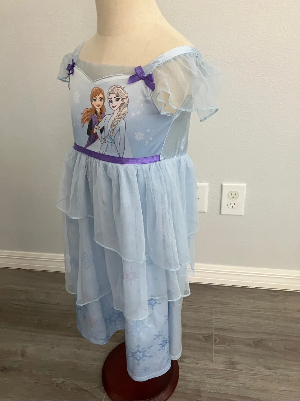DISNEY Toddler Girls Frozen Elsa and Anna Nightgown | 4T - Picture 6 of 9
